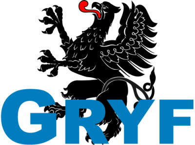 Logo Programu Regionalnego  „Wspieranie tworzenia nowych miejsc pracy na obszarach wiejskich w oparciu o wykorzystanie lokalnych zasobów – GRYF”